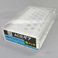 鉄道模型 HOゲージ 1/80 ACEギア WB27.5 Φ10.5 プレート 黒メッキ車輪