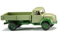 【中古】ミニカー 1/87 マギルス フラットベッド トラック(ライトグリーン) [042496]