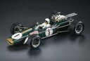 【新品】ミニカー 1/18 ブラバム BT24 1967 メキシコGP 2nd #1 J.ブラバム ドライバーフィギア付 「GP REPLICASシリーズ」 [...