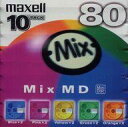 【中古】MDディスク 日立マクセル 録音用ミニディスク MIX MD 80分 10枚パック MD-80MIXF.10P