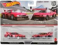 【中古】ミニカー 1/64 日産スカイライン シルエット / LB-ER34 スーパーシルエット 日産スカイライン 「Hot Wheels プレミアム 2パック」 HKF49