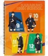 【中古】クリアファイル 烏野高校 A4ハードカバーリングファイル 「ハイキュー!!」