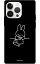【中古】携帯ジャケット・カバー ブラック iPhone13 Pro 対応 スクエアガラスケース 「ミッフィー」