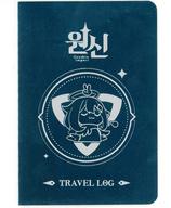 【中古】ノート・メモ帳 パイモン 原神旅行日誌(TRAVEL LOG) 「原神 ポップアップストア 2022 秋 with 現代百貨店 新村店」 韓国限定 対象商品購入特典