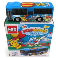 【中古】ミニカー 1/138 三菱ふそう エアロスター(ブルー) 「トミカ」 そらとぶピカチュウプロジェクト 沖縄バス特注のサムネイル