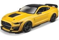 【中古】ミニカー 1/18 マスタング シェルビー GT500 2020(イエロー×ブラック) MS31452Y