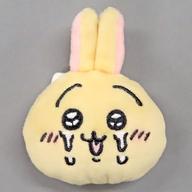 【中古】バッジ・ピンズ うさぎ おかおぬいぐるみバッジ 「ナガノ展～ちいかわ.ナガノのくま.ナガノ作品の原画が大集合!～」 グッズ購入特典