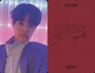 【中古】コレクションカード(男性)/CD｢6IXENSE｣(6IX Ver.)封入特典フォトカード AB6IX/イ・デフィ(DaeHwi)/衣装グレー・白・ストライプ柄・裏面赤・印刷サイン入り/CD「6IXENSE」(6IX Ver.)封入特典フォトカード