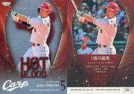 BBM/インサートカード/HOT BLOOD/BBM2023 広島東洋カープ HB8：西川龍馬