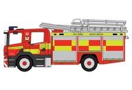 【新品】ミニカー 1/76 スカニア 消防車 CP28 サウスウェールズ Fire ＆ Rescue [OX76SFE012]