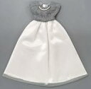 【中古】ドールアクセサリー 22cm用 パール付きロングドレス(グレー) お人形教室SPドレス リカちゃんキャッスル・イベント限定