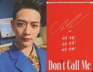 【中古】コレクションカード(男性)/CD｢Don’t Call Me(PhotoBook Ver.)｣(FAKE REALITY Ver.)封入特典フォトカード SHINee/MINHO(ミンホ)/裏面赤 印刷サイン入り/CD「Don’t Call Me(PhotoBook Ver.)」(FAKE REALITY Ver.)封入特典フォトカード