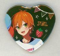 【中古】バッジ・ピンズ ジェル(すとろべりーぷりんす/体操服) すとぷり ハート缶バッジ(2022 Strawber..