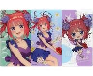 【中古】キャラカード 中野二乃 クリアカード3枚セット 「ひこくじ 五等分の花嫁～summer party～」 I賞