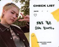 【中古】コレクションカード(男性)/CD「WOOPS!」封入フォトカード WOODZ(チョ・スンヨン)/裏面印刷メッセージ入り/CD「WOOPS!」封入フォトカード