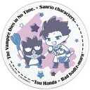 【中古】コースター 半田桃×バッドばつ丸 白雲石吸水コースター 「吸血鬼すぐ死ぬ×サンリオキャラクターズ」