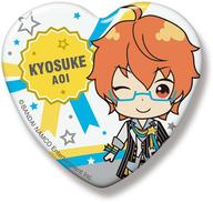 【中古】バッジ・ピンズ(キャラクター) 蒼井享介 SideMini ハート缶バッジ グローリーモノクローム 「アイドルマスター SideM」