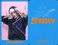【中古】コレクションカード(男性)/「DICON D’FESTA MINI EDITION Stray Kids」フォトカード Stray Kids/Hyunjin(ヒョンジン)/枠青・裏面印刷サイン入り/「DICON D’FESTA MINI EDITION Stray Kids」フォトカード
