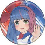 【中古】バッジ・ピンズ おめがレリオ 「バーチャルYouTuber おめがシスターズ×カーテン魂×フロンティアワン(カフェアサン) おめシスカフェ 缶バッジ」