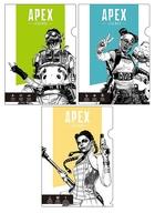 [중고] 클리어 파일 B. 옥탄 & 로버 & 라이프 라인 레전즈 A4 클리어 파일 3장 세트 Vol.1 [Apex Legends]