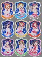 【中古】キャラカード 全9種セット(僕たちはひとつの光) ダイカットブロマイド 「ラブライブ! キャラポップフェス」 ミニゲーム2 μ’sの星座占い C賞