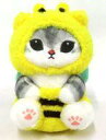 【中古】ぬいぐるみ ミツバチにゃん(被り物&パンツ/灰) ミツバチにゃんぬいぐるみ 「mofusand」