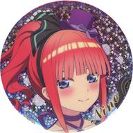 【中古】バッジ・ビンズ 中野二乃 BIGホログラム缶バッジ 「ひこくじmini 五等分の花嫁～masquerade party～」 ホログラム賞