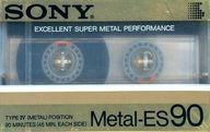 【中古】家電サプライ ソニー オーディオカセットテープ METAL ES 90分 [METAL-ES90]