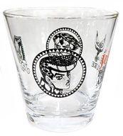 【中古】マグカップ・湯のみ 東方仗助＆岸辺露伴＆猫草 グラス 「ジョジョの奇妙な冒険×ローソン グラ..