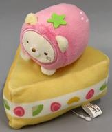 【中古】ぬいぐるみ ねこ ケーキのいちごになりきりぬいぐるみ 「すみっコぐらし」