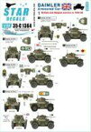 【新品】塗料・工具 1/35 WWII イギリス軍 ダイムラー装甲車#1 イギリス軍 自由ベルギー軍(1944-1945年) デカール [SD35-C1364]