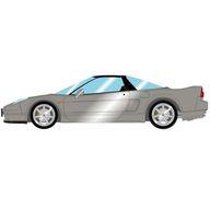 【中古】ミニカー 1/43 Honda NSX (NA2) 2001(シルバーストンメタリック) [EM585B]