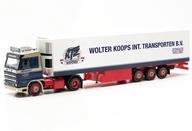 【新品】ミニカー 1/87 スカニア 143 ストリームライン冷蔵セミトレーラー ”Wolter Koops” [HE316736]