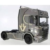 【中古】ミニカー 1/18 スカニア Rシリーズ トップライン 2019(メタリックグレー) [PCL30223]