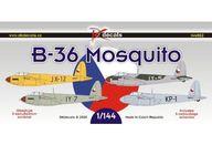【中古】塗料・工具 1/144 B-36 モスキート 戦後チェコスロバキア空軍 デカール [MKMDKD144002]