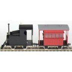 【新品】鉄道模型 Oナローゲージ 1/48 福岡式石油発動機関車+馬車風客車セット 組立キット [ONT-207K]