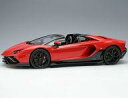 【中古】ミニカー 1/18 Lamborghini Aventador LP780-4 Ultimae Roadster 2021 Leirion Wheel(ロッソマーズ×ブラック) [EML064B]