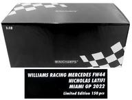 【中古】ミニカー 1/18 ウィリアムズ レーシング FW44 ニコラス・ラティフィ マイアミGP 2022 [117220506]