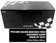 【新品】ミニカー 1/18 ウィリアムズ レーシング FW44 アレクサンダー・アルボン マイアミGP 2022 [117220523]