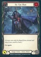 【中古】Flesh and Blood/C/Ranger/英語版/Arcane Rising Unlimited Booster ARC072[C]：(Rainbow Foil)Sic ’Em Shot (1)