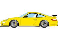 【新品】ミニカー 1/43 Porsche 911(997) GT3 RS BBS Cup Wheel(スピードイエロー) EM710E