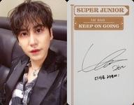 コレクションカード(男性)/CD「The Road ： Keep on Going」封入特典フォトカード SUPER JUNIOR/キュヒョン(KYUHYUN)/文字ベージュ・印刷サイン入り/CD「The Road ： Keep on Going」封入特典フォトカード