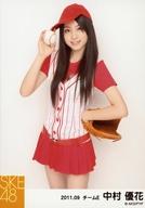 【中古】生写真(AKB48・SKE48)/アイドル/SKE48 中村優花/膝上/SKE48 2011年9月度 個別生写真「スポーツの秋シリーズ第1弾 ベースボール」