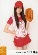 【中古】生写真(AKB48・SKE48)/アイドル/SKE48 中村優花/膝上/SKE48 2011年9月度 個別生写真「スポーツの秋シリーズ第1弾 ベースボール」