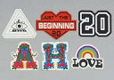 【中古】シール・ステッカー(女性) 全6種セット 浜崎あゆみ ステッカー 「ayumi hamasaki 『Just the beginning -20- TOUR 2017』 第3章」