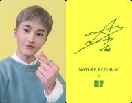 【中古】コレクションカード(男性)/「NATURE REPUBLIC x NCT127」アロエビッグトナー購入特典フォトカード NCT 127/マーク(MARK)/裏面印刷サイン入り/「NATURE REPUBLIC x NCT127」アロエビッグトナー購入特典フォトカード