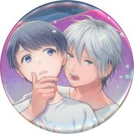 【中古】バッジ・ピンズ マサまさるイラスト オーロラ加工缶バッジ 「.Bloom＆メロキス展 2023」