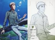 【中古】キャラカード ジャン・キルシュタイン 描き下ろしイラスト 水中浮遊ver. ブロマイド2枚セット 「進撃の巨人×カワスイ 川崎水族館 〜巨人潜む水辺を調査せよ〜」