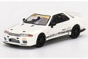 【中古】ミニカー 1/64 Top Secret Nissan スカイライン GT-R VR32 右ハンドル(ホワイト) 「ミニGTシリーズ」 [MGT00469-R]