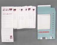 【中古】ノート・メモ帳 洋菓子・喫茶ボンボン/喫茶クロスメモ 喫茶ステーショナリー 「一番くじ レト..